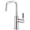 Brizo Instant Hot Faucet With Square Spout And Knurled Handle