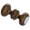 Rubinet Shower Door Knob (set) Tuscan Brass
