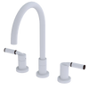 Rubinet Widespread Kitchen Set Matt White