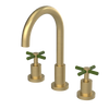 Rubinet Widespread Kitchen Set with LaSalle Spout Satin Brass