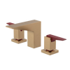 Rubinet Widespread Lav. Set. (less drain) Satin Gold