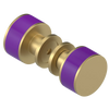 Rubinet Shower Door Knob (set) Satin Brass