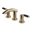 Rubinet Widespread Lav. Set. (less drain) Gold