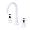 Rubinet Widespread Kitchen Set with LaSalle Spout White