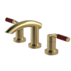 Rubinet Widespread Lav. Set. (less drain) Satin Brass