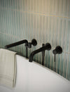 Aqua Brass Umix 3-piece Wallmount Tub Filler