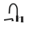 Aqua Brass Umix 3-piece Deckmount Tub Filler