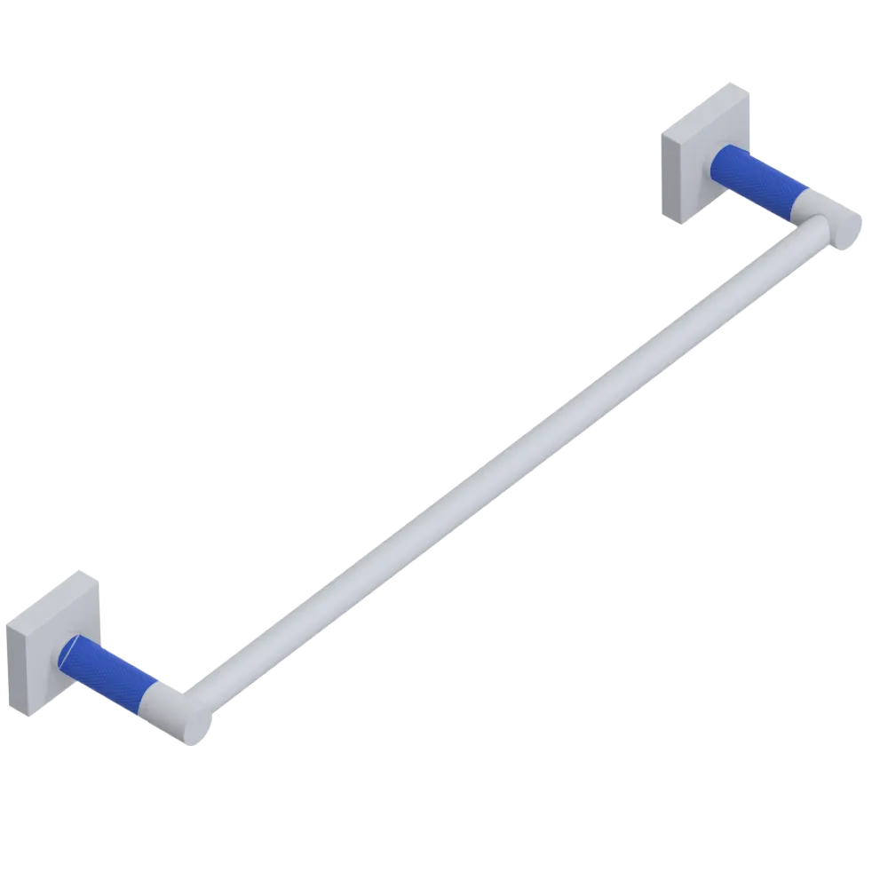 Rubinet 24" TOWEL BAR Matt White