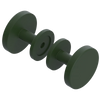 Rubinet Shower Door Knob (set) Green Envy