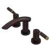 Rubinet Widespread Lav. Set. (less drain) Oil Rubbed Bronze