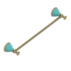 Rubinet Towel Bar 18" Natural Brass