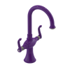 Rubinet Single Hole Dual Handle Lav. Set. (less drain) Purple Haze