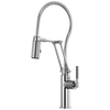 Litze Articulating Faucet With Finished Hose - Polished Chrome