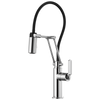 Litze Articulating Faucet with Industrial Handle - Polished Chrome