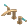 Rubinet Widespread Lav. Set. (less drain) Satin Gold