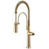Odin Semi-Professional Kitchen Faucet - Less Handle - Brilliance® Polished Gold