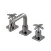 Rubinet Widespread Lav. Set. with Genesis spout (less drain) Polished Nickel