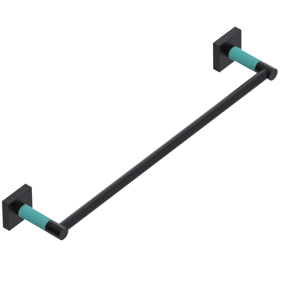 Rubinet 24" TOWEL BAR Matt Black