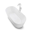 Harmony Matte White 67" x 32" Freestanding Bathtub - FBH6732