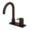 Rubinet 4" Centre Single Control Lav. Set. (less drain) Oil Rubbed Bronze