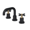 Rubinet Widespread Lav. Set. (less drain) Matt Black