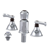 Rubinet Bidet Fitting with Spray, Diverter, and Vacum Breaker (Less Drain) Chrome