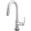 Brizo Smarttouch Pull Down Prep Faucet With Arc Spout Industrial Handle