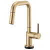 Brizo Odin SmartTouch Pull-Down Prep Kitchen Faucet with Square Spout - Less Handle - Complete Kit - Brilliance® Luxe Gold®