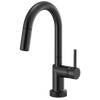 Brizo Odin SmartTouch Pull-Down Prep Kitchen Faucet with Arc Spout - Less Handle - Complete Kit - Matte Black