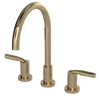 Rubinet Widespread Kitchen Set Gold