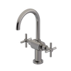 Rubinet Single Hole Dual Handle Lav. Set with LaSalle Spout (less drain) Polished Nickel