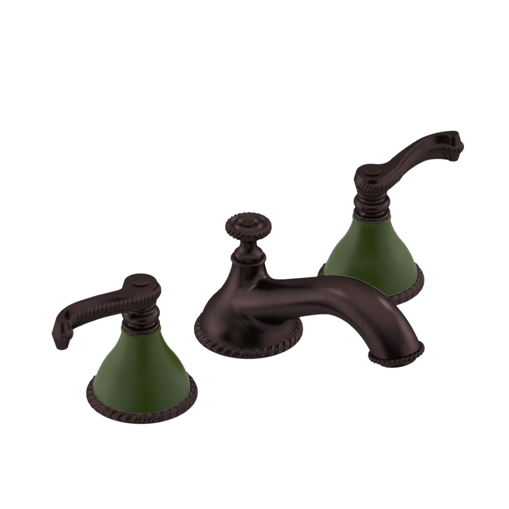 Rubinet Widespread Lav. Set. (less drain) Oil Rubbed Bronze