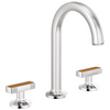 Brizo Kintsu Widespread Lavatory Faucet with Arc Spout - Less Handles 1.2 GPM - Complete Kit - Polished Chrome