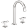 Brizo Kintsu Widespread Lavatory Faucet with Arc Spout - Less Handles 1.2 GPM - Complete Kit - Polished Chrome