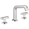 Brizo Kintsu Widespread Lavatory Faucet with Angled Spout - Less Handles 1.5 GPM - Complete Kit - Polished Chrome
