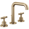 Brizo Litze Widespread Lavatory Faucet with High Spout - Less Handles 1.2 GPM - Complete Kit - Brilliance® Luxe Gold®