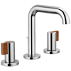 Brizo Litze Widespread Lavatory Faucet with High Spout - Less Handles 1.2 GPM - Complete Kit - Polished Chrome