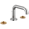 Litze Widespread Lavatory Faucet with Low Spout - Less Handles 1.5 GPM - Polished Chrome