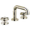 Brizo Litze Widespread Lavatory Faucet with Low Spout - Less Handles 1.5 GPM - Complete Kit - Brilliance® Polished Nickel