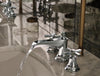 Rook Widespread Lavatory Faucet with Channel Spout - Less Handles 1.2 GPM lifestyle