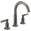 Brizo Invari Widespread Lavatory Faucet with Arc Spout - Less Handles 1.5 GPM - Complete Kit - Brilliance® Luxe Gold®