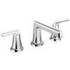 Brizo Levoir Widespread Lavatory Faucet with Low Spout - Less Handles 1.2 GPM - Complete Kit - Polished Chrome