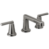 Brizo Levoir Widespread Lavatory Faucet with Low Spout - Less Handles 1.2 GPM - Complete Kit - Brilliance® Luxe Steel®
