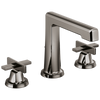 Brizo Levoir Widespread Lavatory Faucet With High Spout - Less Handles - Complete Kit - Brilliance® Black Onyx