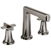 Brizo Levoir Widespread Lavatory Faucet With High Spout - Less Handles - Complete Kit - Brilliance® Black Onyx