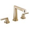 Brizo Levoir Widespread Lavatory Faucet with High Spout - Less Handles 1.2 GPM - Complete Kit - Brilliance® Luxe Gold®