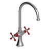Rubinet Two Handle Single Hole Kitchen Set Polished Nickel
