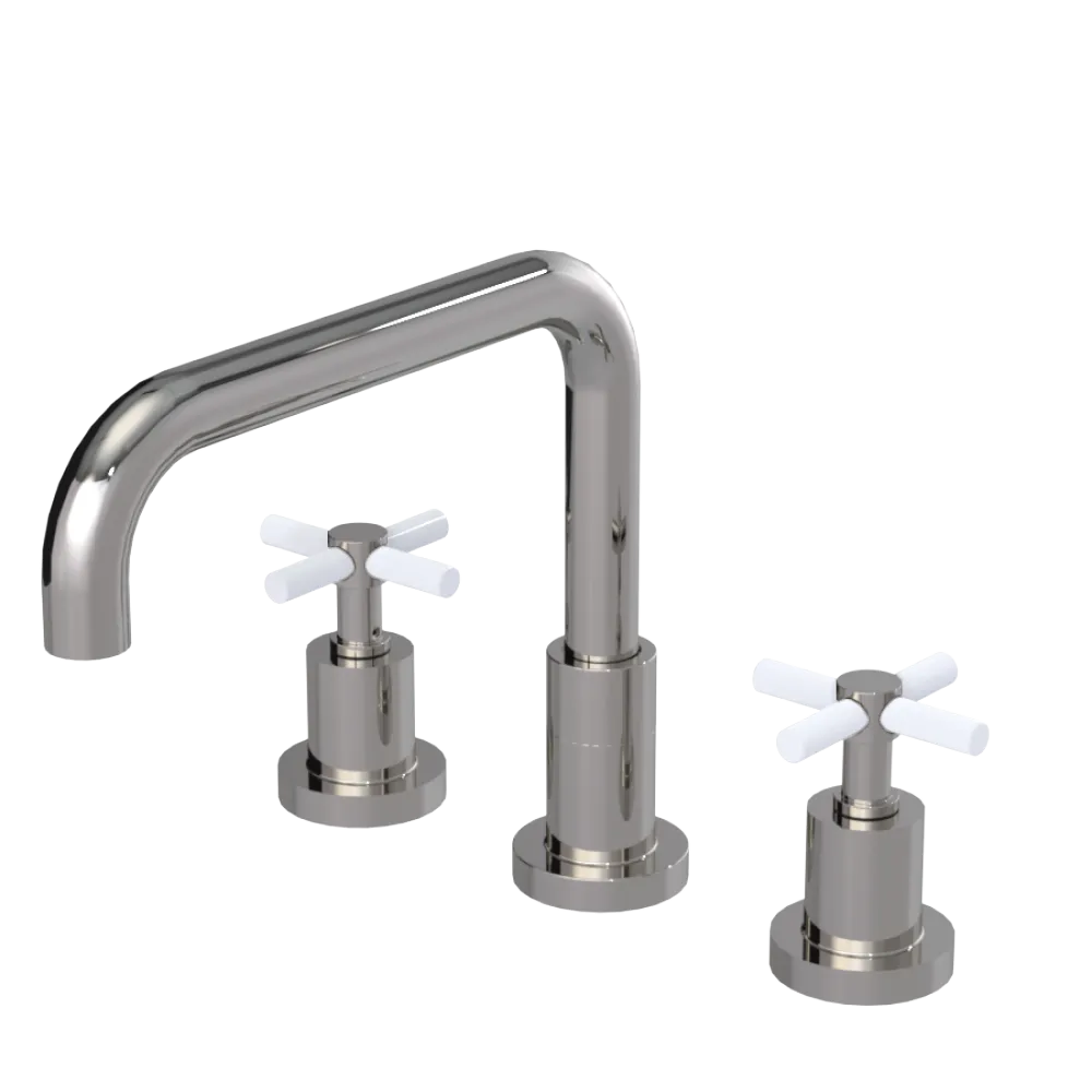 Rubinet Widespread Kitchen Set Polished Nickel