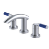 Rubinet Widespread Lav. Set. (less drain) Satin Chrome