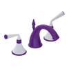 Rubinet Widespread Lav. Set. (less drain) Purple Haze